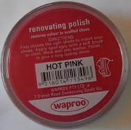 Hot Pink Shoe Polish Hot Pink Boot Polish